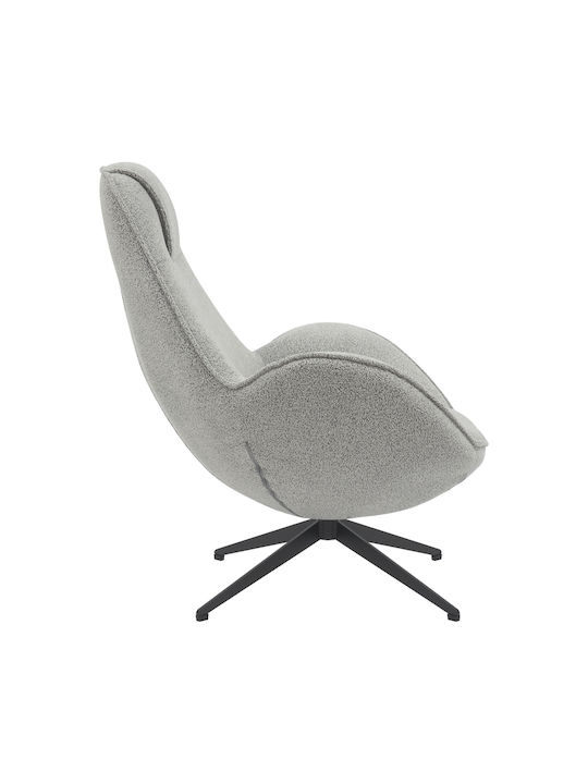 Flago Sessel Drehbar Light Grey 85x88x103.5cm