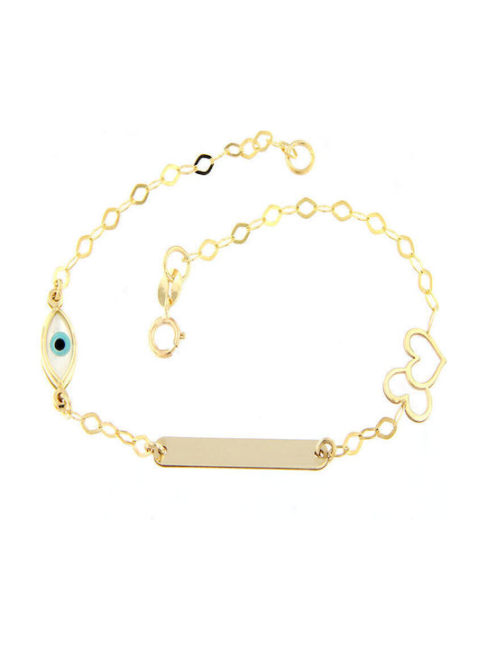 Ios Bracelet ID Gold 9K