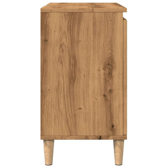 vidaXL Countertop without Sink L58xW33xH60cm Oaks