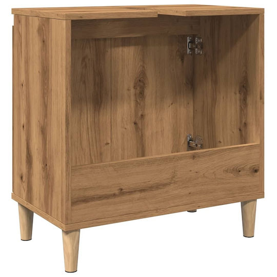 vidaXL Countertop without Sink L58xW33xH60cm Oaks