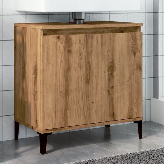 vidaXL Πάγκος χωρίς Νιπτήρα Μ58xΒ33xΥ60cm Δρυς