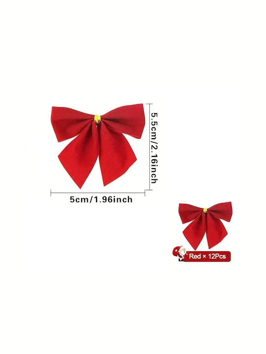 Weihnachtliche Figur Bogen Länge 5cm 12Stück