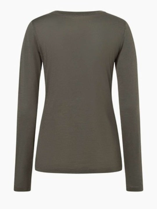 Damen Bluse Black, Feather Grey, Copper