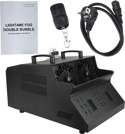 Light4me Bubble Machine 1500W Wireless Remote