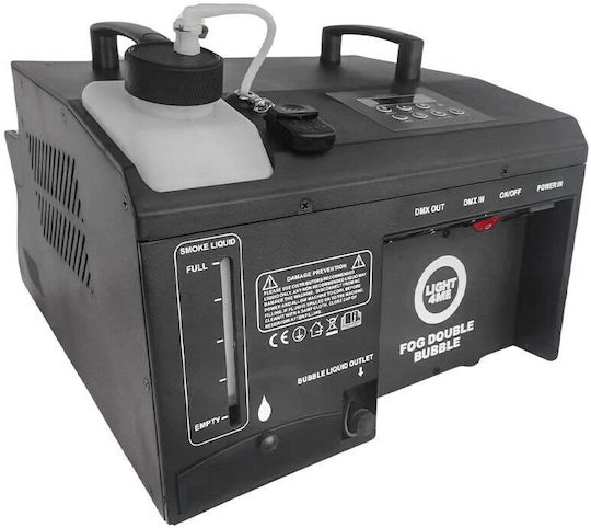 Light4me Bubble Machine 1500W Wireless Remote