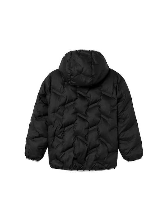 Name It Kids Quilted Jacket Short Black