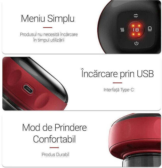 Dispozitiv de masaj pentru corp Roșie
