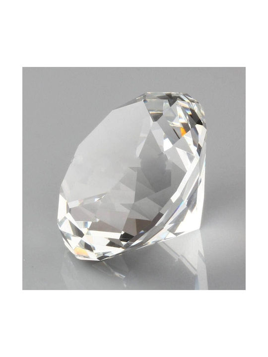 Kristall Funkelnder Diamant 100 mm Diamant Edelstein Briefbeschwerer Hochzeit Büro Wohnkultur Transparent 5281