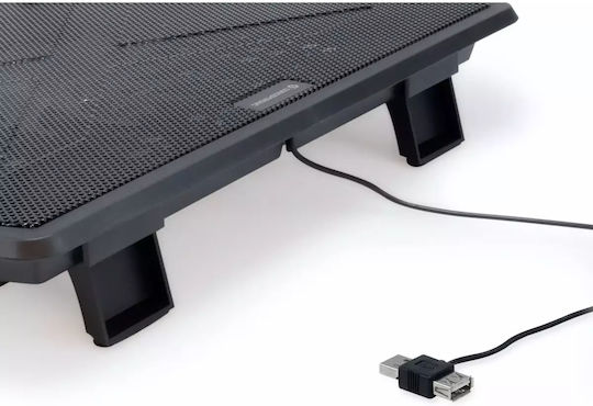 Conceptronic Βάση Στήριξης για Laptop έως 15.6" με 2 Ανεμιστήρες (THANA06B)