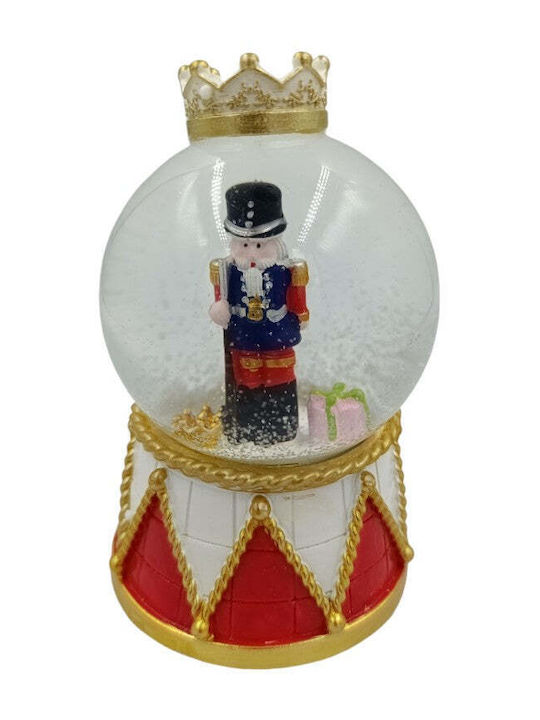 Christmas Snowball Illuminated with Nutcracker 9x14cm