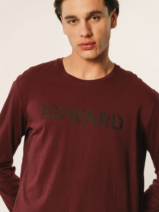 Edward Jeans T-shirt Bordeaux