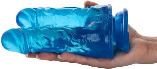 Toyz4lovers Caino Abele Glass Dildo With Suction Cup Blue 17.5cm