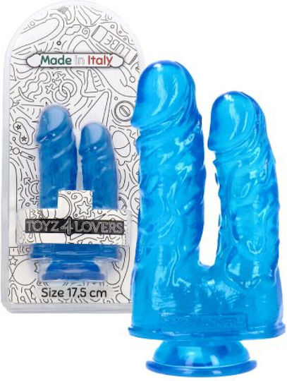 Toyz4lovers Caino Abele Glass Dildo With Suction Cup Blue 17.5cm