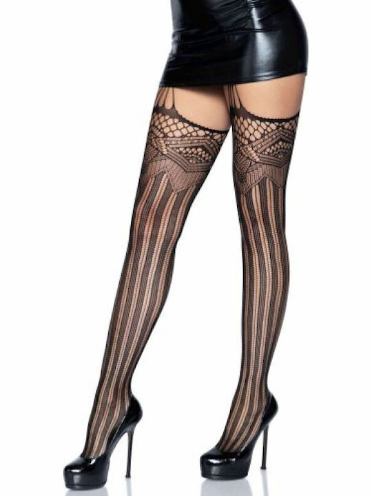 Leg Avenue Sexy Καλσόν Μαύρο