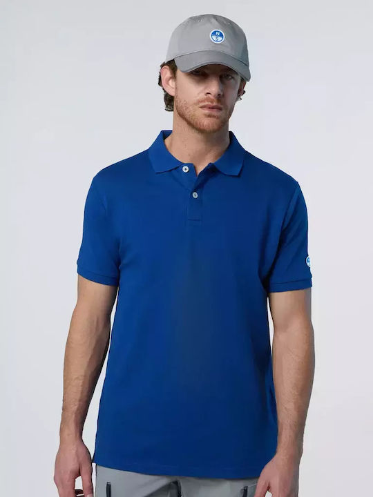 Polo Short Sleeve Blouse Ocean Blue