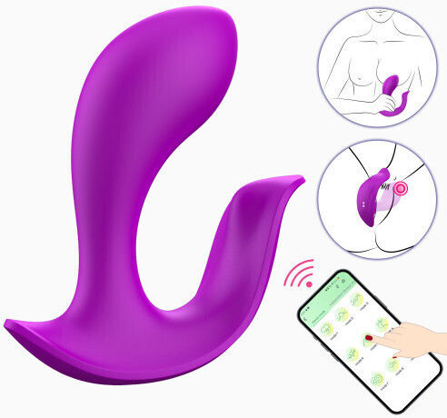 ToyBox My Secret Klitoris Vibrator mit Fernbedienung Lila