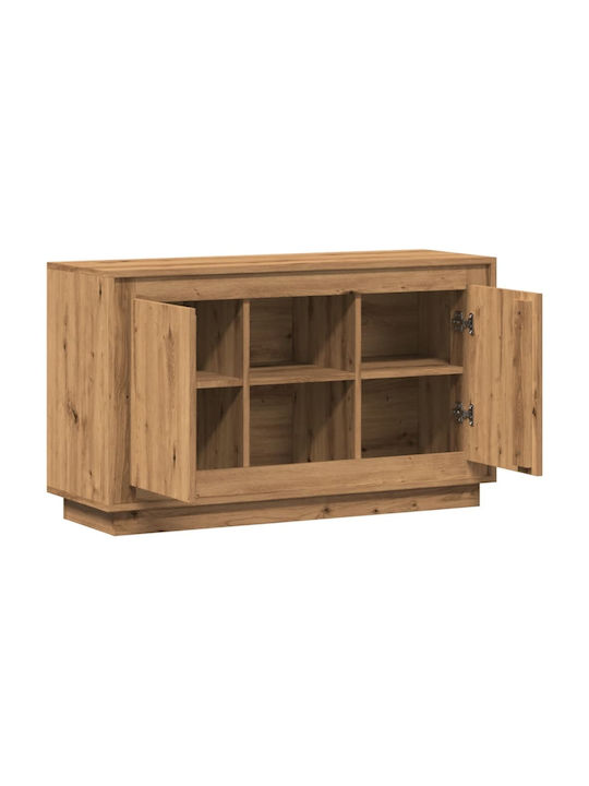 Sideboard Wooden with Drawers Coffee 102x35x60cm