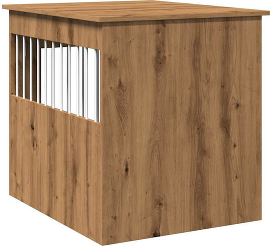 vidaXL Dog Wire Crate 64.5x80x71cm