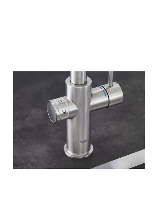 Grohe Home Μπαταρία Κουζίνας Πάγκου Μπλε