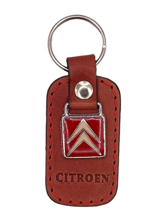 Breloc din piele Citroen albastru