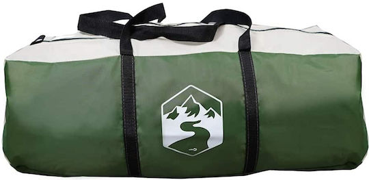 vidaXL Car Camping Tent Green for 4 People