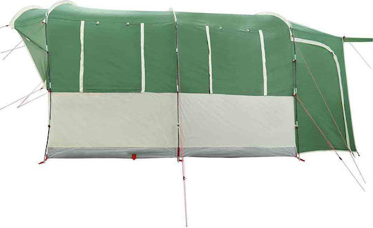 vidaXL Car Camping Tent Green for 4 People