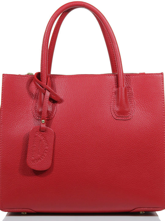 Passaggio Leather Geantă de damă Tote De mână Roșie