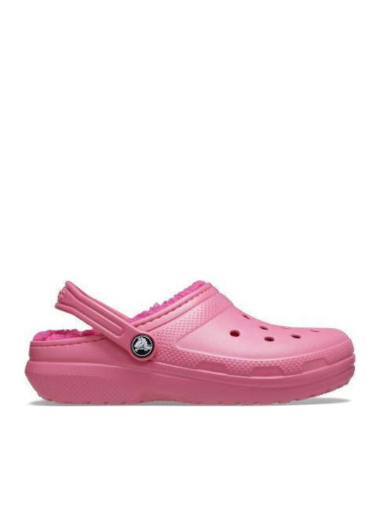 Παντόφλες Ροζ Classic Lined Clog