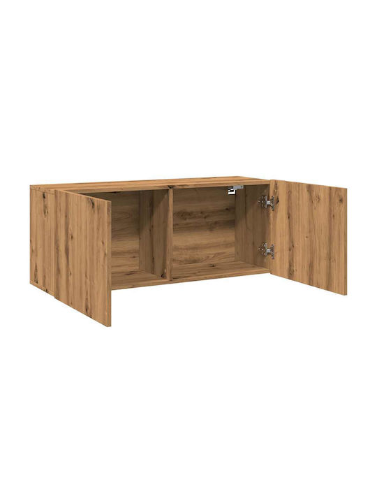 Ντουλάπι Τοίχου Καφέ 100x30x41εκ.