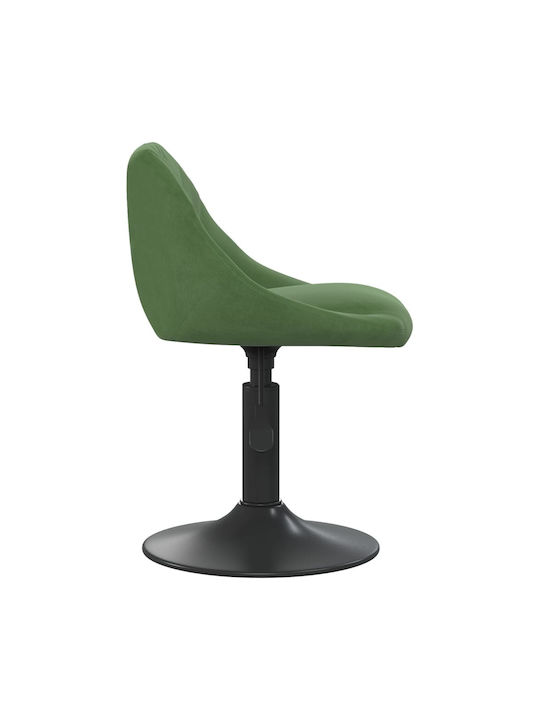 Stool Bar with Back & Adjustable Height Dark Green 46x44x62cm