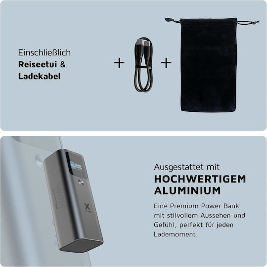 Xtorm Nova Ultra Power Bank 27600mAh 140W με Θύρα USB-A και 2 Θύρες USB-C Power Delivery / Quick Charge 3.0 Γκρι