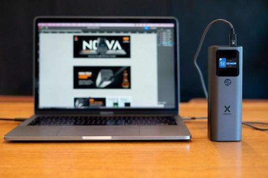 Xtorm Nova Ultra Power Bank 27600mAh 140W με Θύρα USB-A και 2 Θύρες USB-C Power Delivery / Quick Charge 3.0 Γκρι