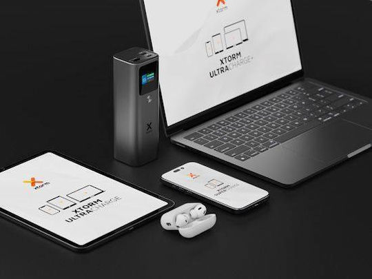 Xtorm Nova Ultra Power Bank 27600mAh 140W με Θύρα USB-A και 2 Θύρες USB-C Power Delivery / Quick Charge 3.0 Γκρι