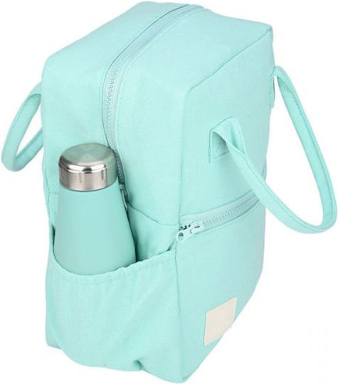 Estia Insulated Bag Handbag Save The Aegean 7 liters Bermuda Green