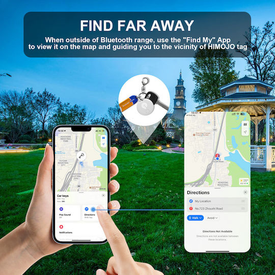 Hyperloq NeoTag Classic Apple Find My Κόκκινο