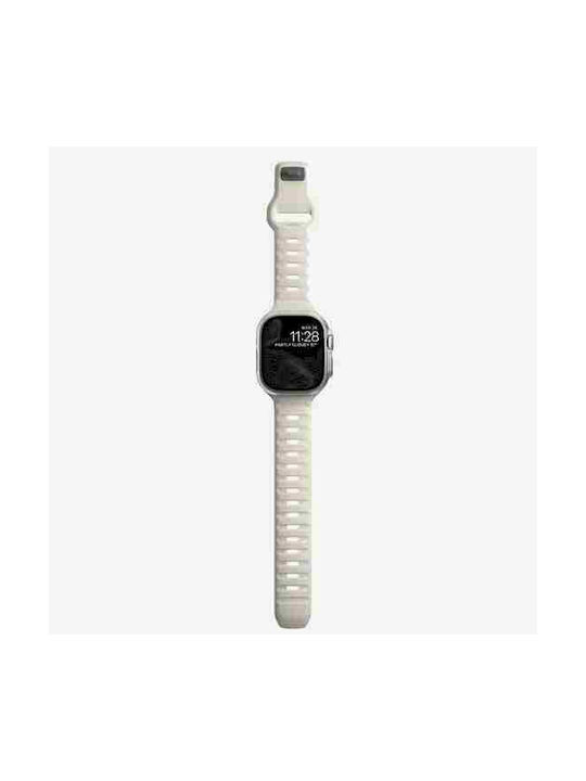 Nomad Sport Strap Se V2 Lsr Λουράκι Σιλικόνης Γκρι (Apple Watch 42/44/45mm/Ultra 49mm)
