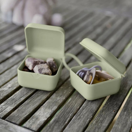 Bibs Pacifier Case Liberty Made of Petrol Plastic