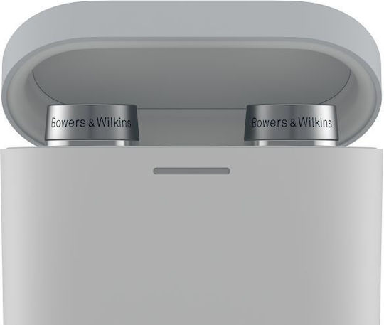 Bowers & Wilkins Pi5 S2 In-ear Bluetooth Handsfree Ακουστικά με Αντοχή στον Ιδρώτα και Θήκη Φόρτισης Cloud Grey