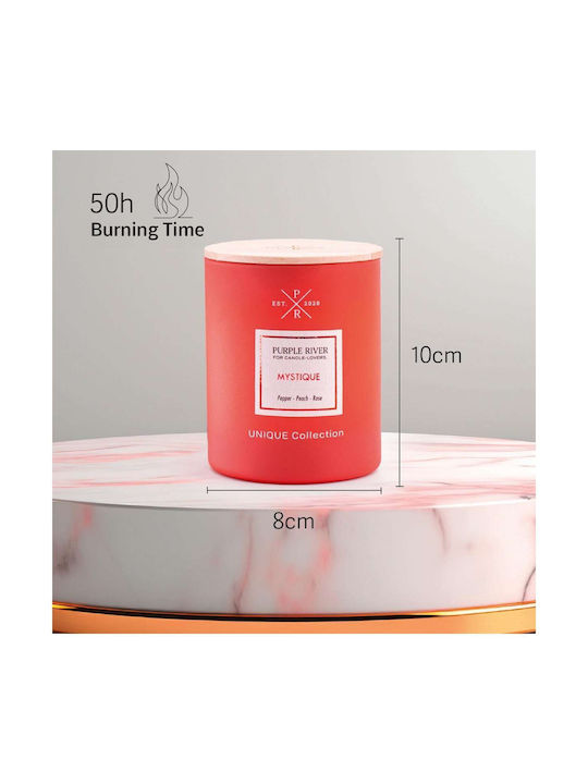 Purple River Lumânare Aromatică Din Soia În Borcan Roșu 220gr
