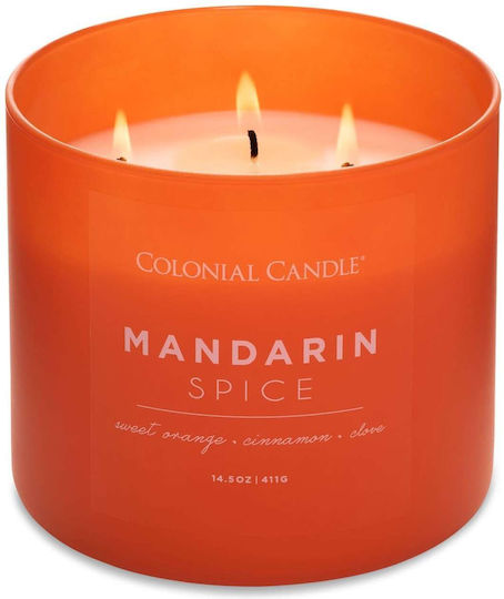 Κερί Αρωματικό 3 Φυτίλια Γυάλινο Δοχείο Mandarin Spice 411 Γραμ Pop Color Κερί Αρωματικό 3 Φυτίλια Γυάλινο Δοχείο Mandarin Spice 411 Γραμ Pop Color