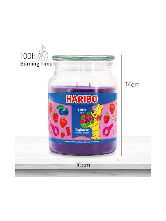 Haribo Lumânare Aromatică în Borcan cu Miros Berry Mix 510gr