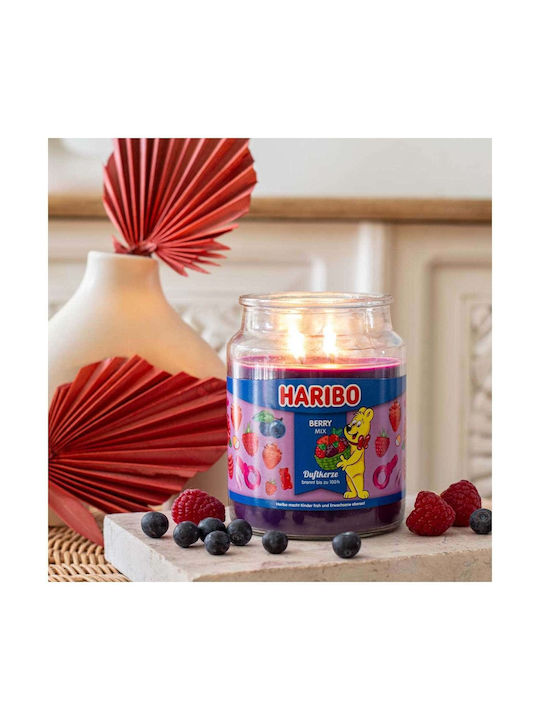 Haribo Lumânare Aromatică în Borcan cu Miros Berry Mix 510gr
