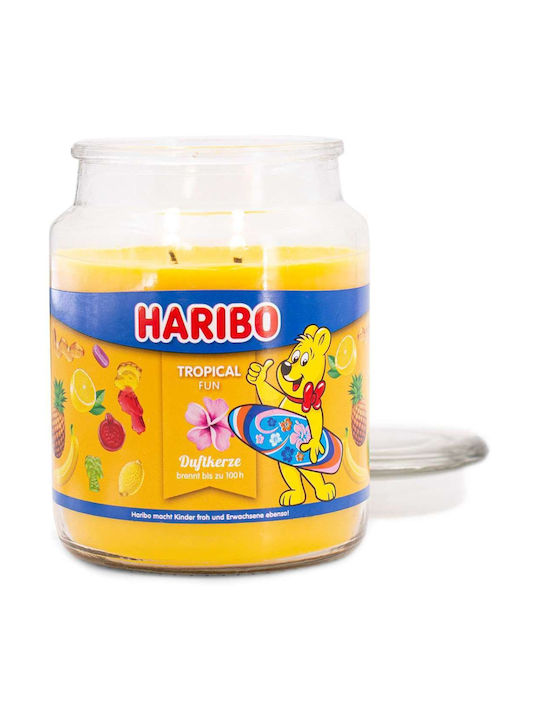 Haribo Ароматична Свещ В Буркан С Аромат Тропическо Удоволствие 510гр