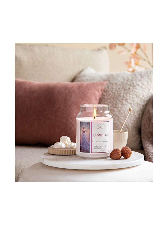 Purple River Aromatisches Soja Kerze in Gefäß 623gr