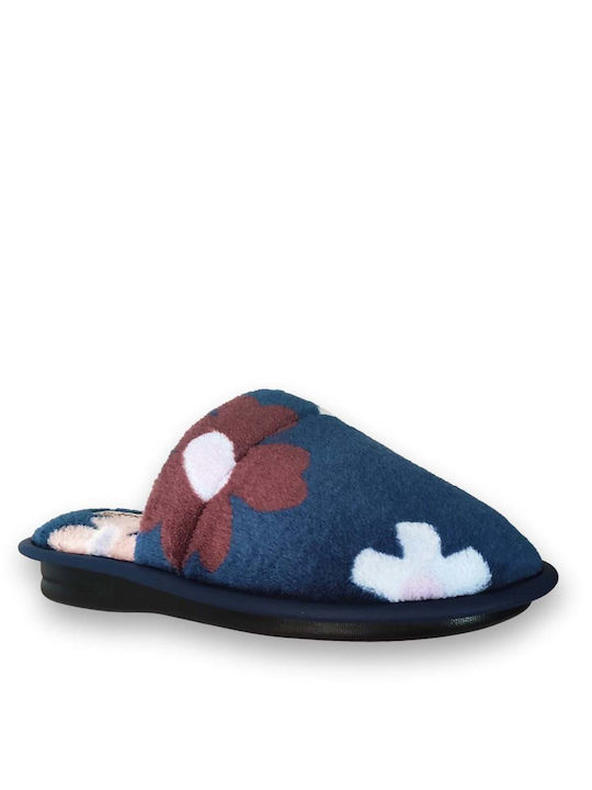 Kolovos Anatomical Women's Slippers in Blue color