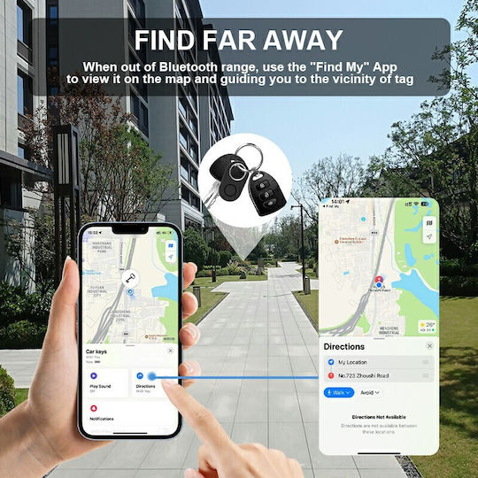 Hyperloq NeoKey Apple Find My Μαύρο