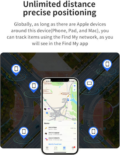 Hyperloq NeoSplash Apple Find My White