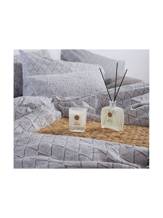 Aromatic Candle Cosy Cashmere 180g White Nef-nef Homeware