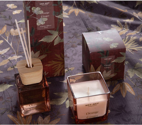 Lumânare Aromatică Portocală Ghimbir 200g Bordeaux Nef-nef Homeware