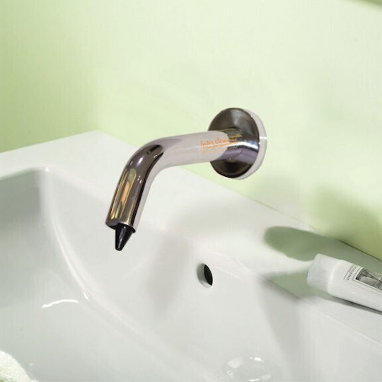 Dozator de săpun lichid Inter Ceramic Icsa 6656 1000ml cu senzor, cromat, montat pe perete, pentru uz public